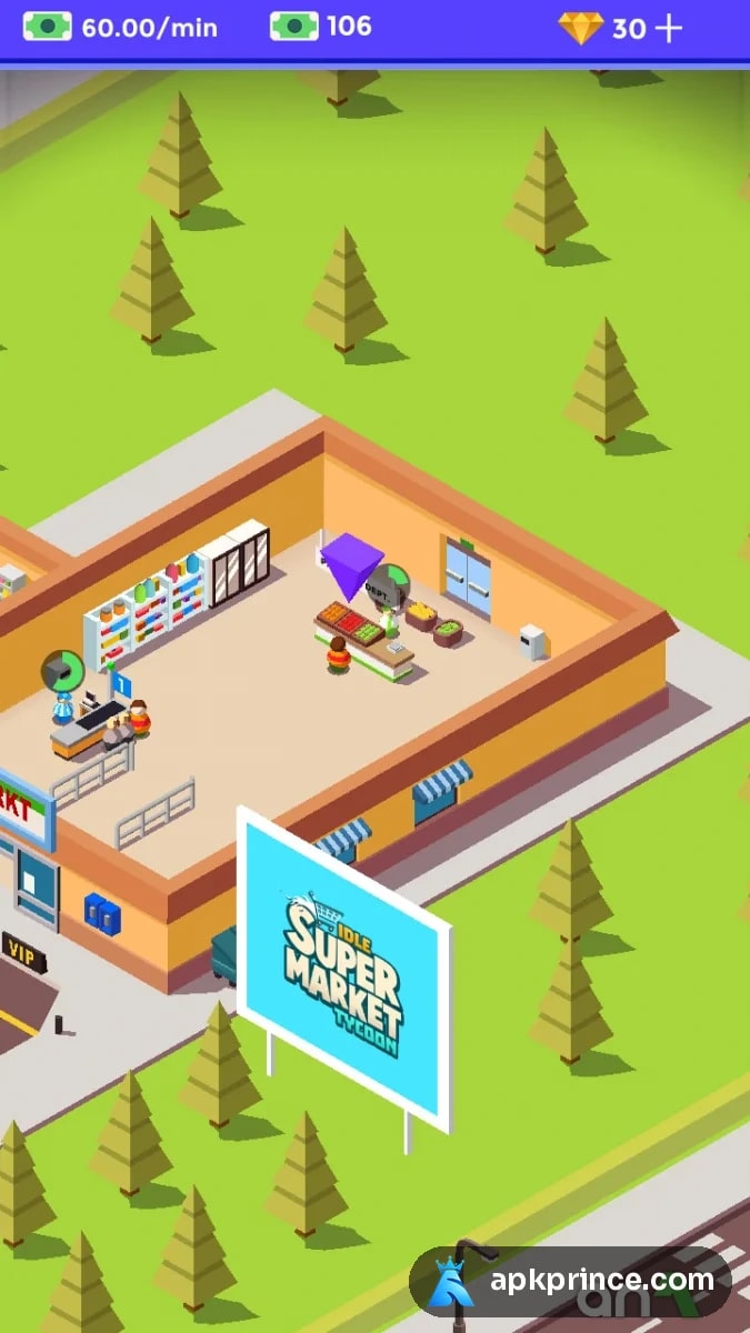 Idle Supermarket Tycoon screenshot 2