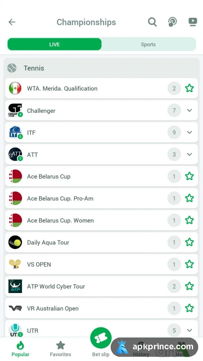 Linebet screenshot 2