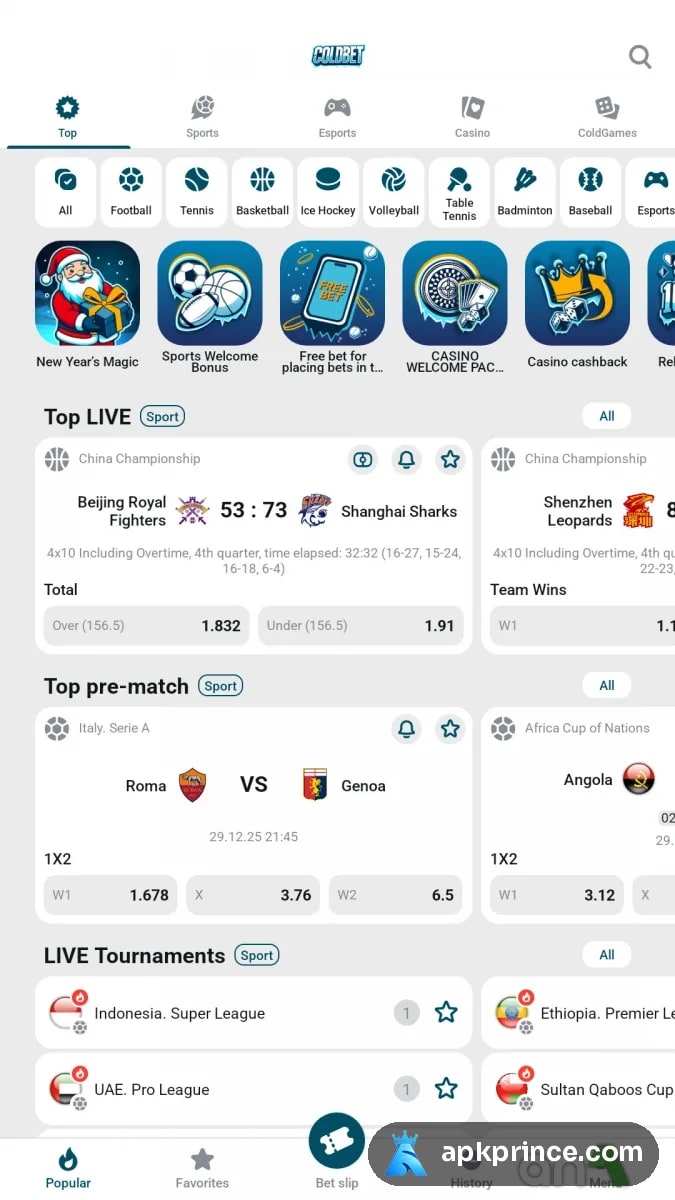 ColdBet screenshot 2