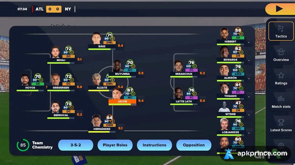 Soccer Manager 2026 screenshot 2