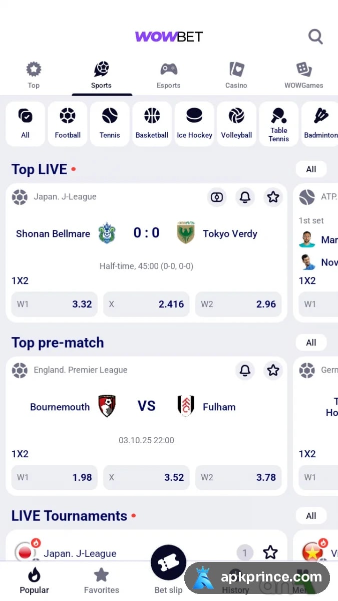 Wowbet screenshot 4
