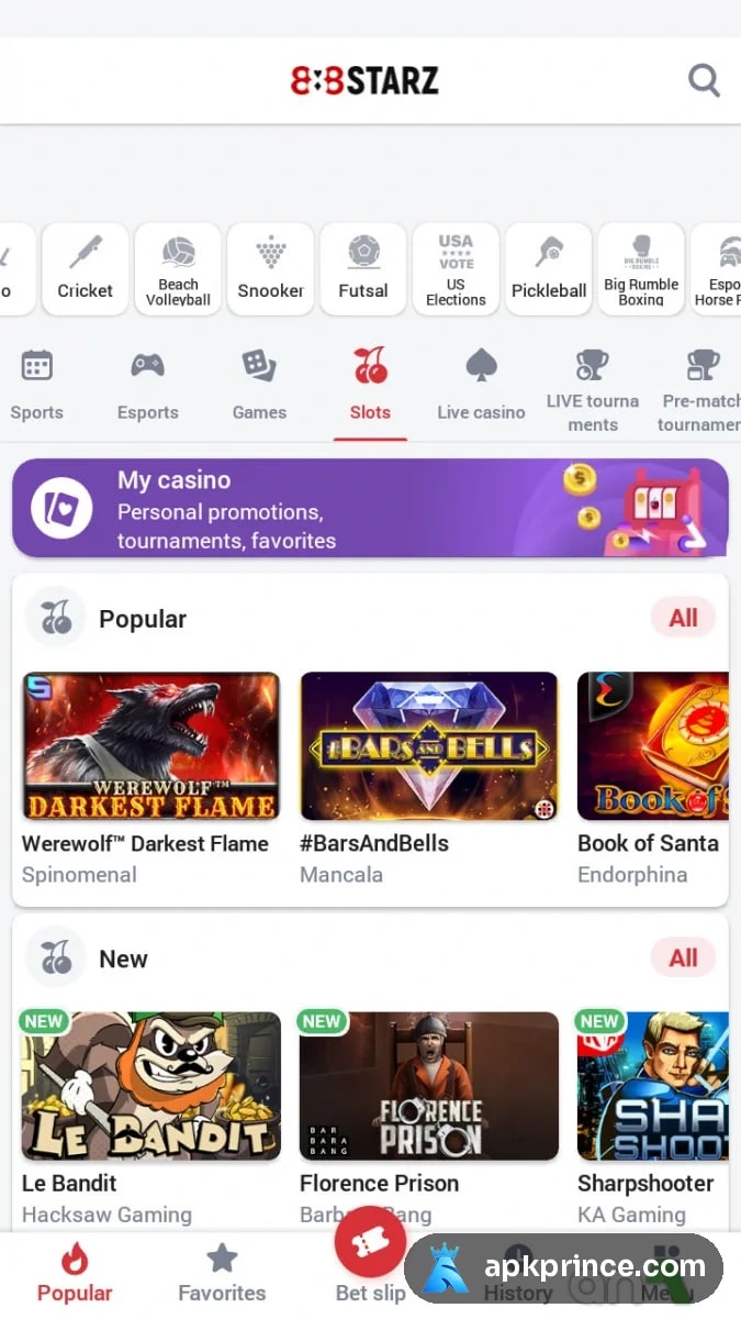 888Starz screenshot 3