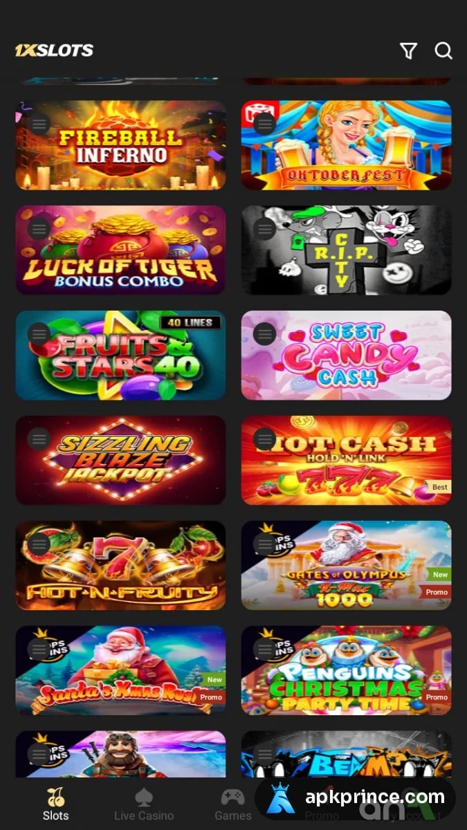 1xSlots screenshot 2