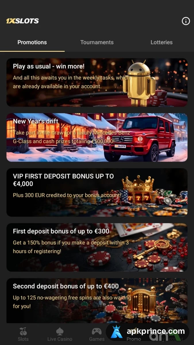 1xSlots screenshot 5