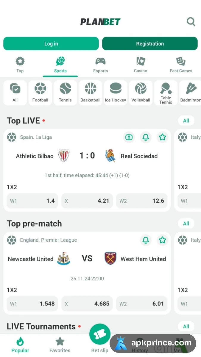 Planbet screenshot 5