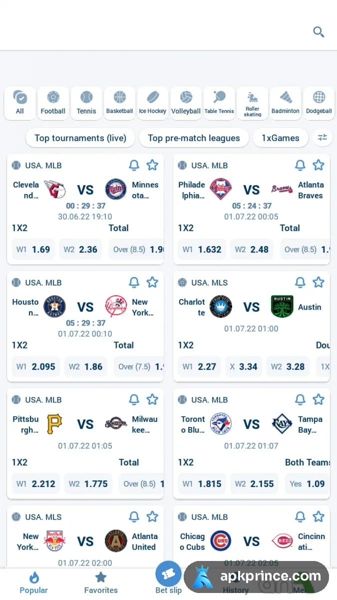 1xBet screenshot 1