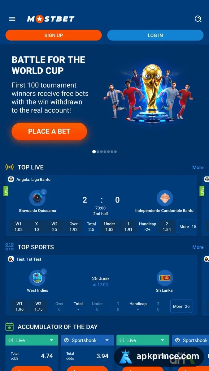 MostBet screenshot 1