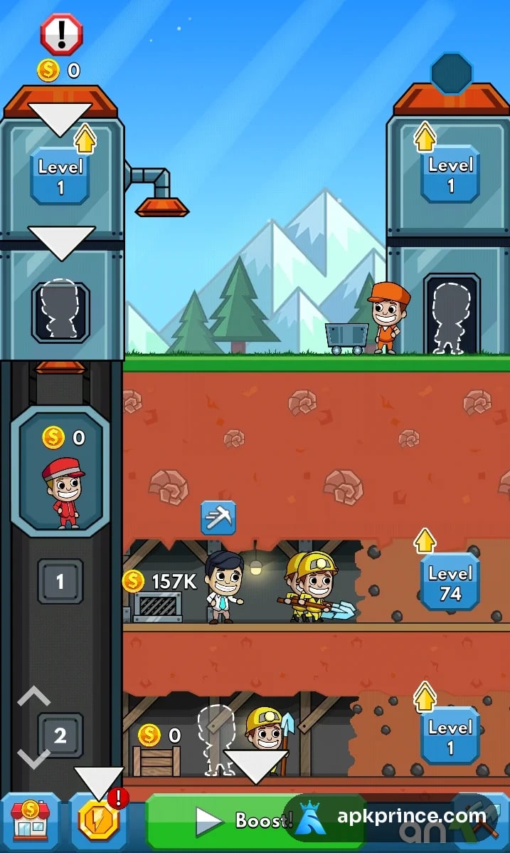 Idle Miner Tycoon screenshot 2