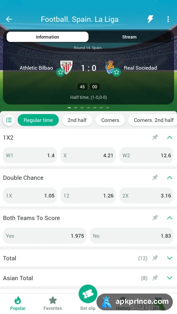 Planbet screenshot 4