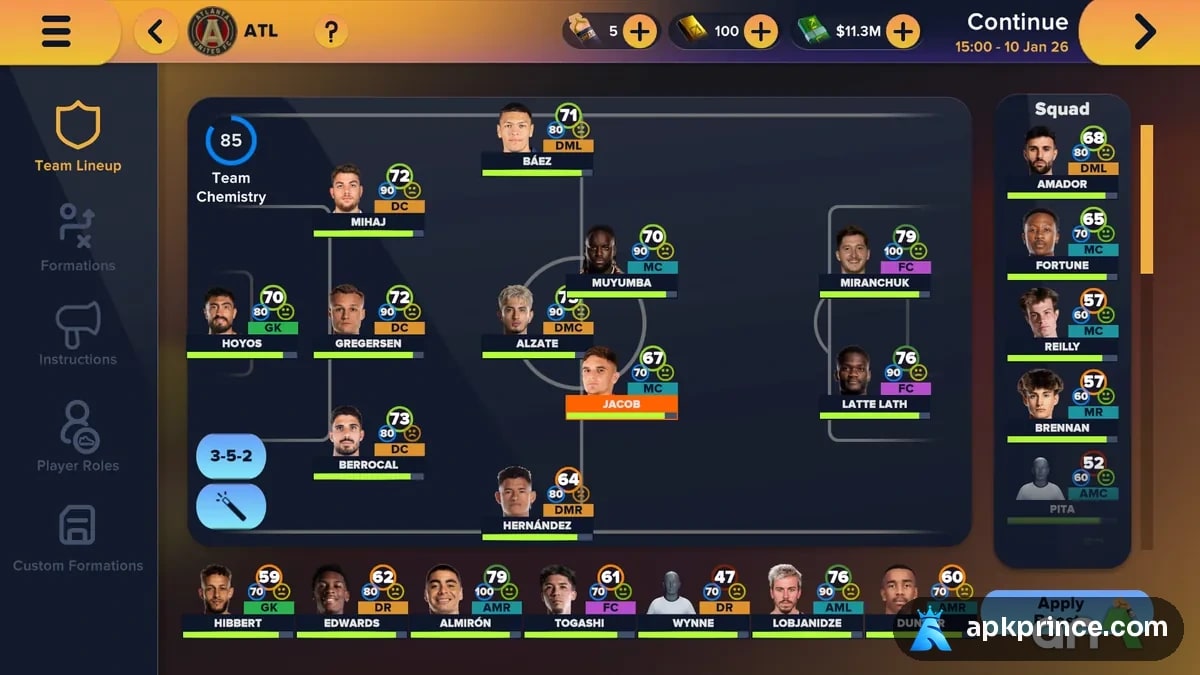 Soccer Manager 2026 screenshot 4