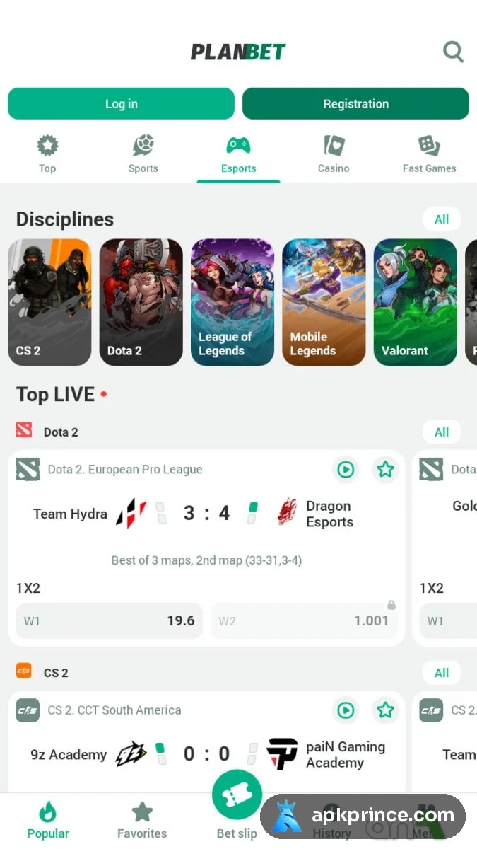 Planbet screenshot 2
