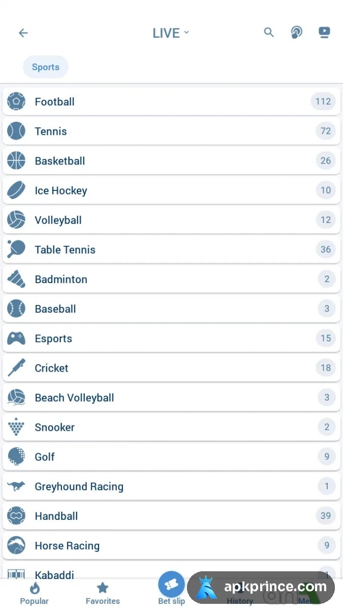 1xBet screenshot 2