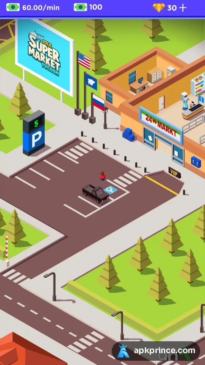 Idle Supermarket Tycoon screenshot 1